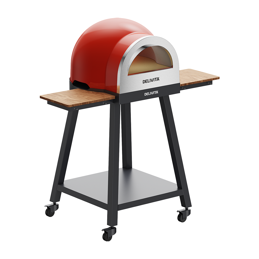 Delivita Origin and Flow Pizza Oven Stand With Side Tables
