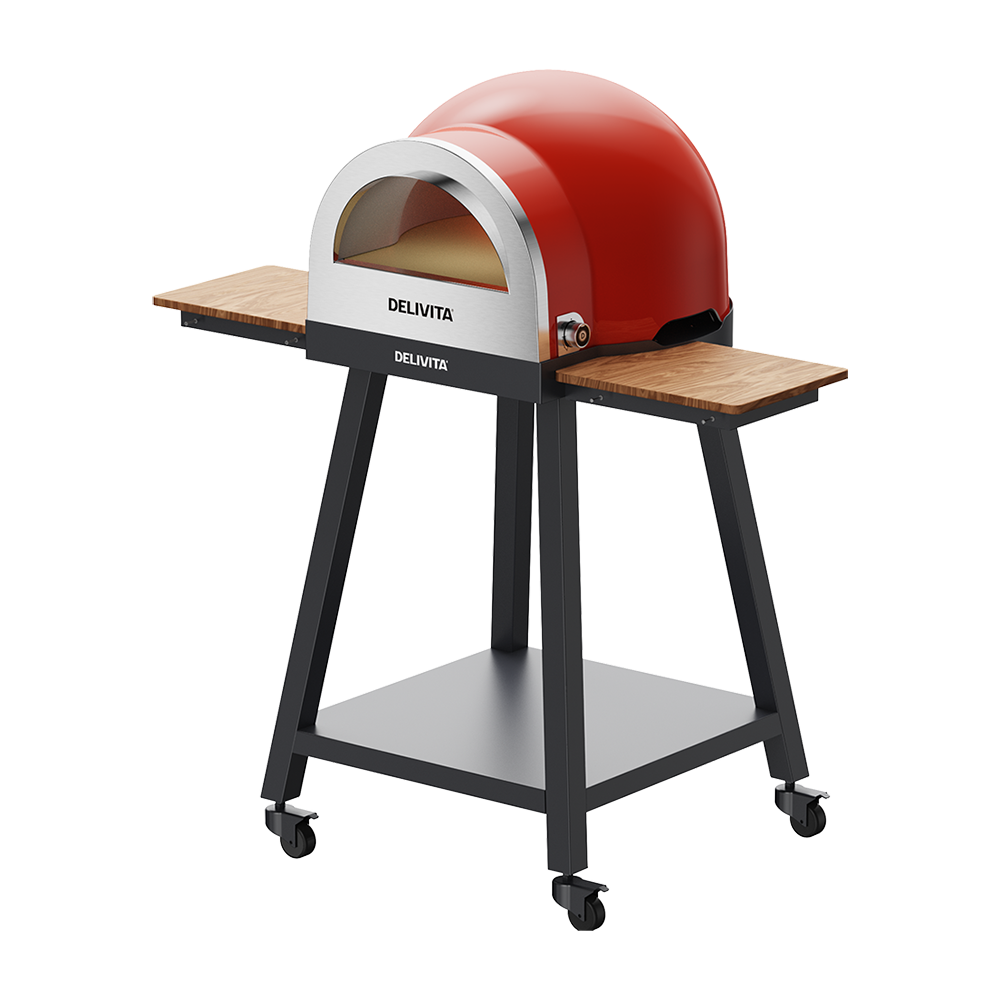 Delivita Origin and Flow Pizza Oven Stand With Side Tables