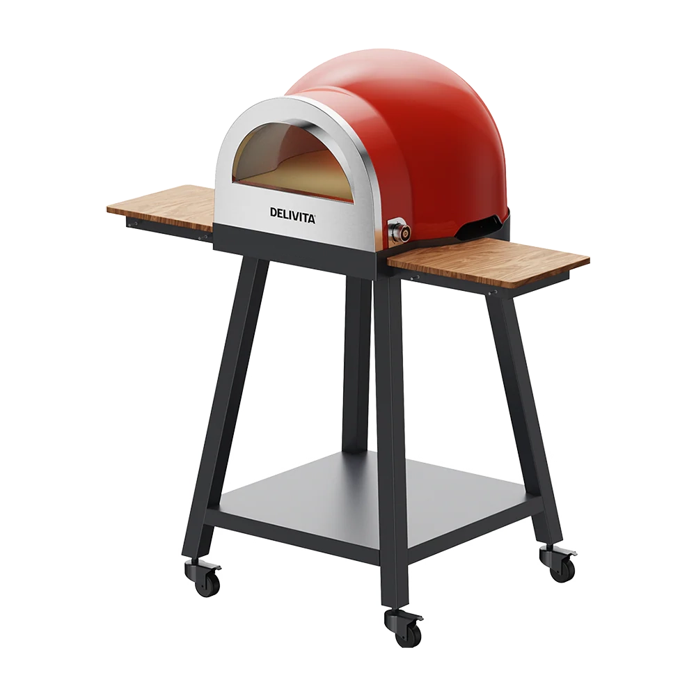 Delivita Origin and Flow Pizza Oven Stand With Side Tables
