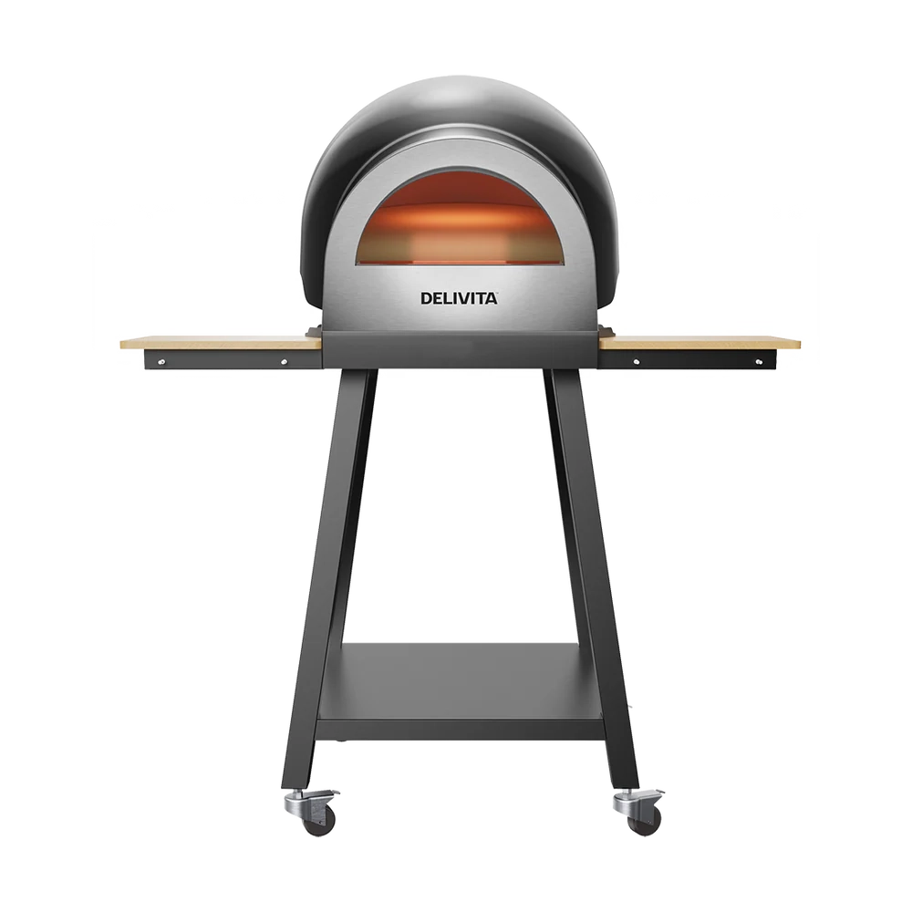 Delivita Origin and Flow Pizza Oven Stand With Side Tables