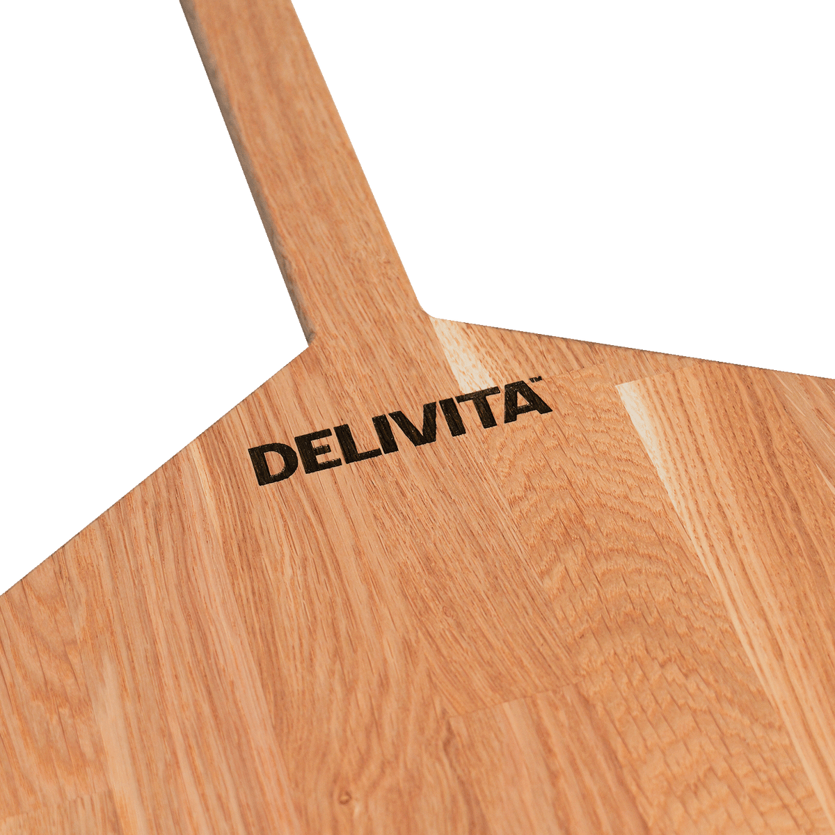 Solid Oak Wooden Pizza Paddle