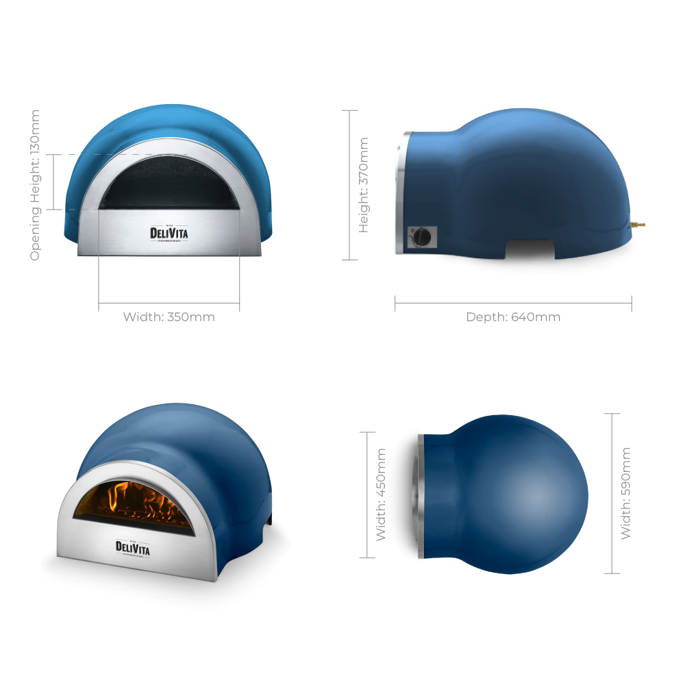 Delivita Wood-Fired Pizza Oven 2025 - Platinum Jubilee
