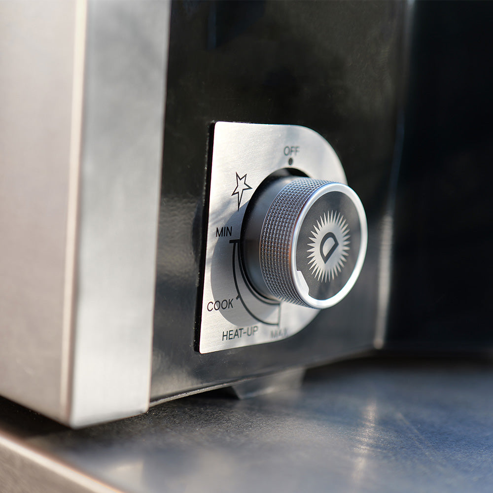 Delivita Flow Dual Fuel Pizza Oven - Very Black