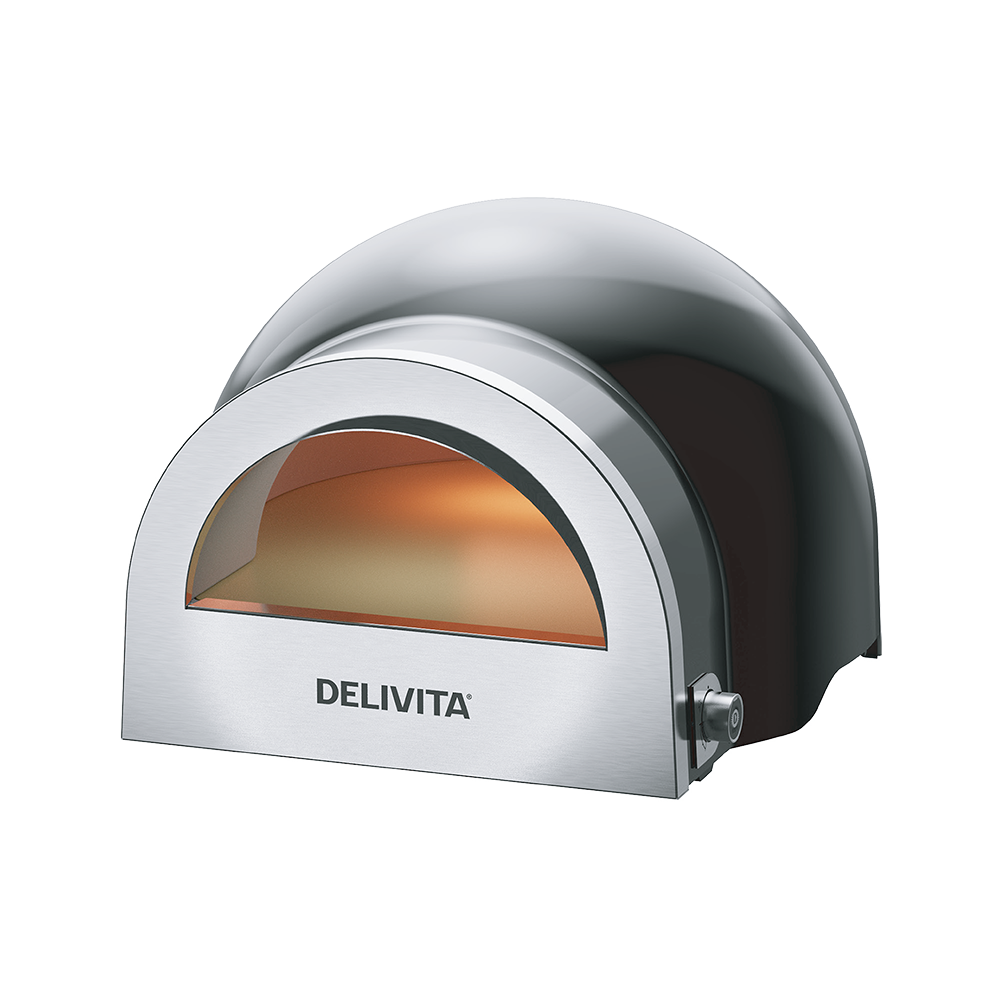 Delivita Flow Dual Fuel Pizza Oven - Very Black
