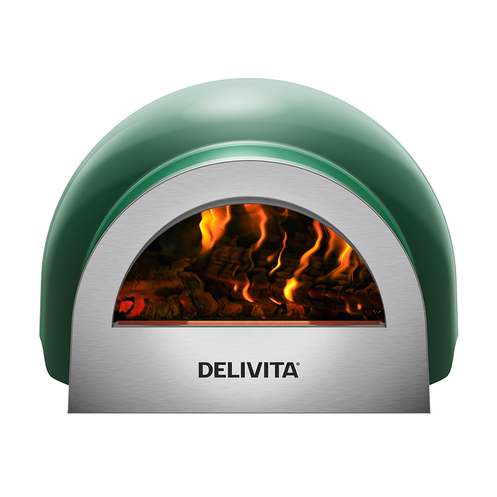 Delivita Origin Wood-Fired Pizza Oven - British Racing Green