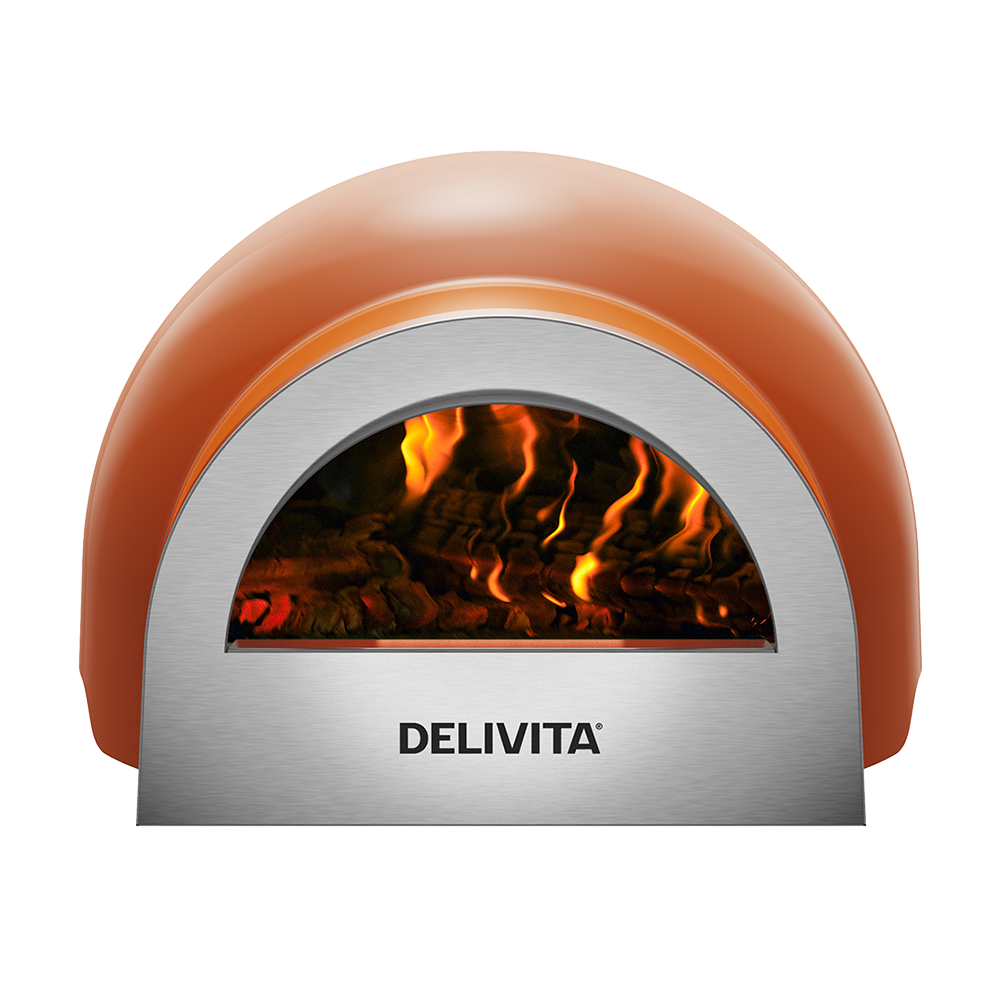 Delivita Origin Wood-Fired Pizza Oven - Orange Blaze