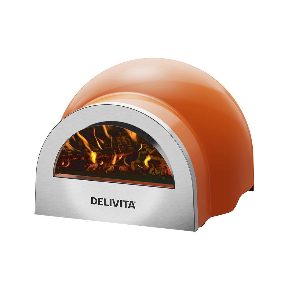 Delivita Origin Wood-Fired Pizza Oven - Orange Blaze
