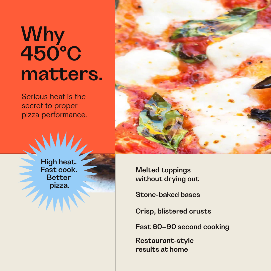Delivita Origin Wood-Fired Pizza Oven - Hale Grey