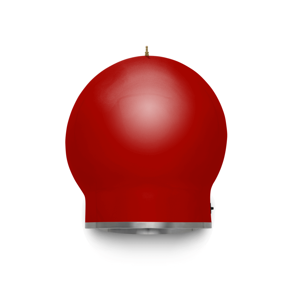 DeliVita Eco-Gas Oven - Chilli Red - Top