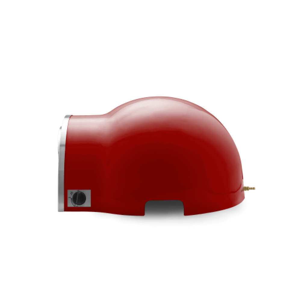 DeliVita Eco-Gas Oven - Chilli Red - side