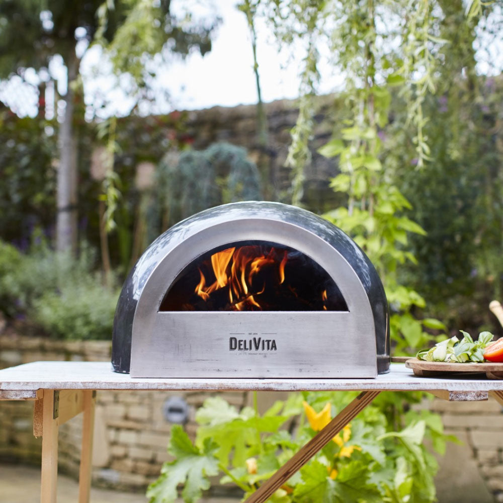 DeliVita Wood-Fired Oven - Hale Grey