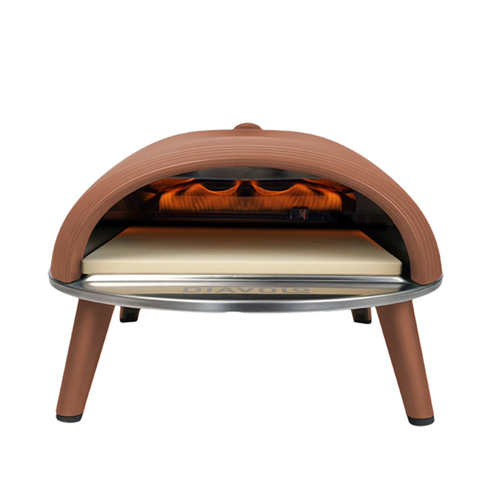 Delivita New Diavolo Gas-Fired Pizza Oven - Mocha