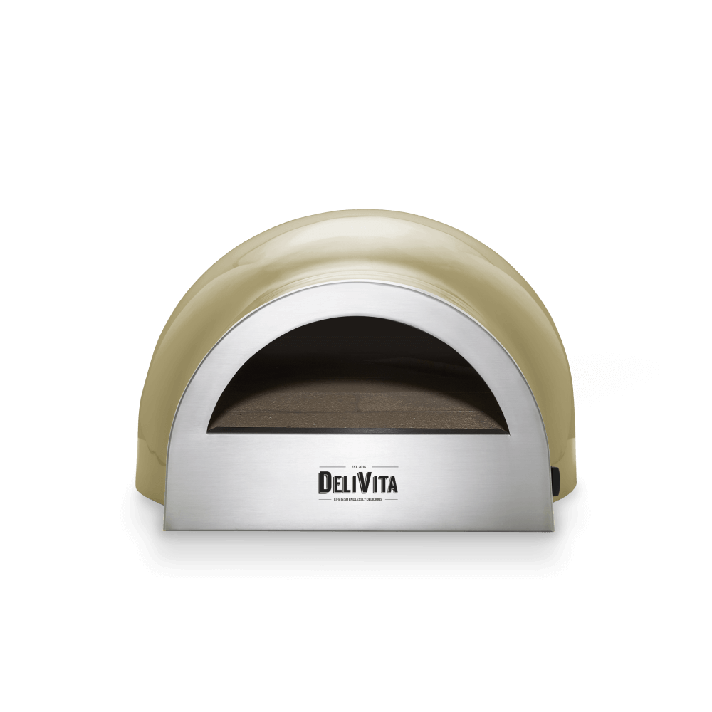 DeliVita Eco-Gas Oven - Olive Green - front