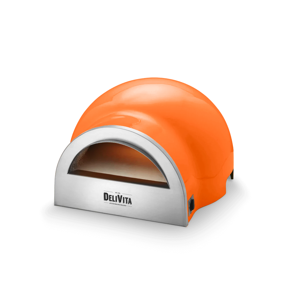 Delivita Dual Fuel Gas Oven - Orange Blaze