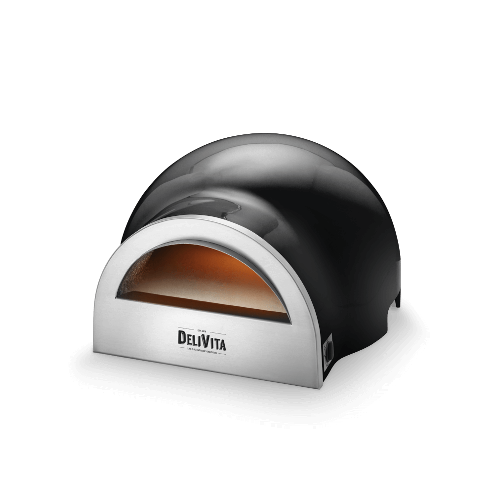 DeliVita Eco-Gas Oven - Very Black