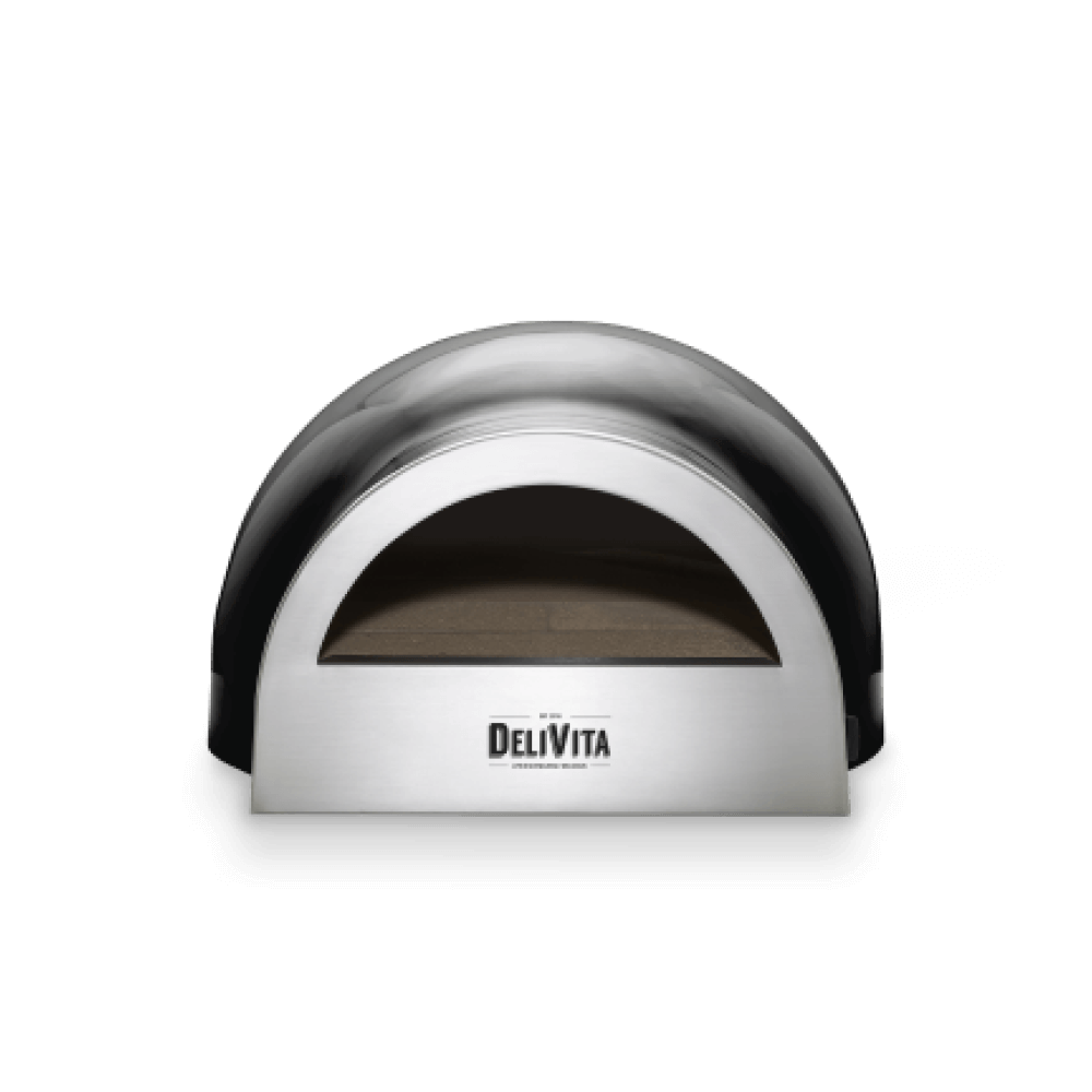 DeliVita Eco-Gas Oven - Very Black - front