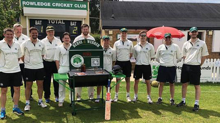 BBQ Magazine Scores Heavily at Rowledge Cricket Club