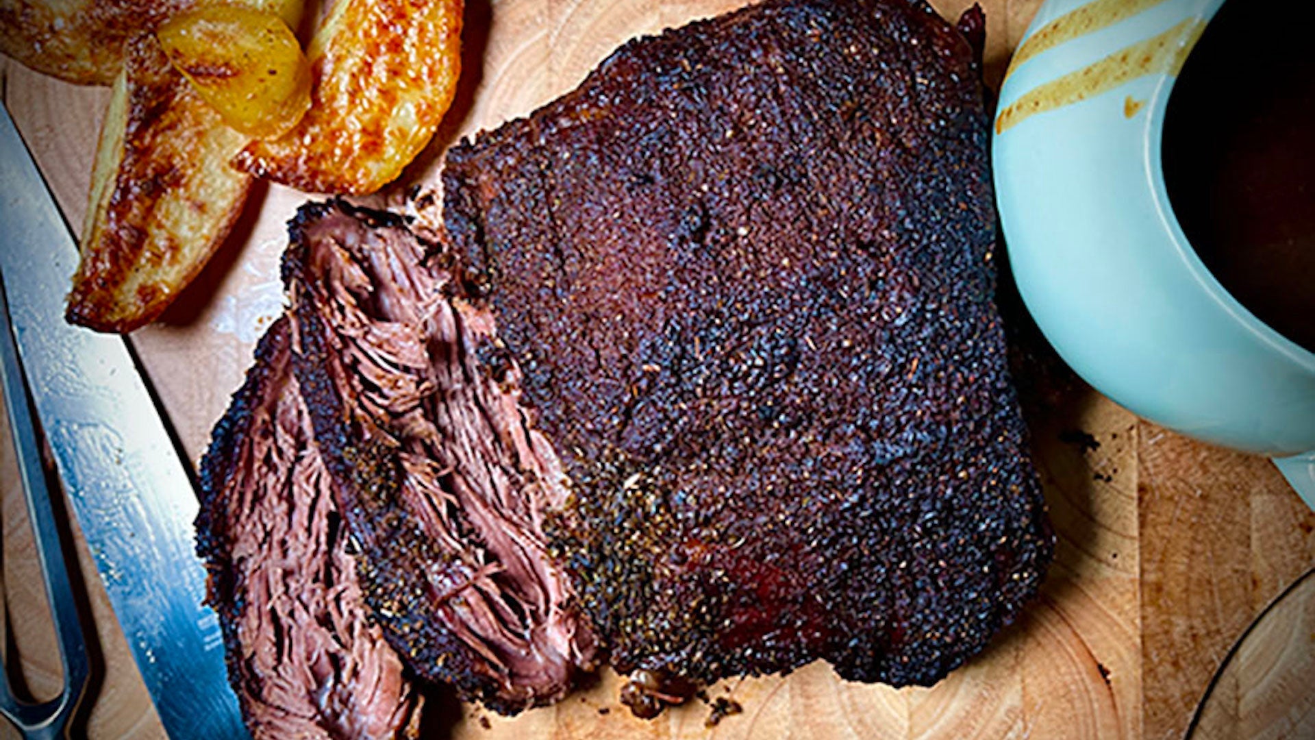 Slow cooked brisket