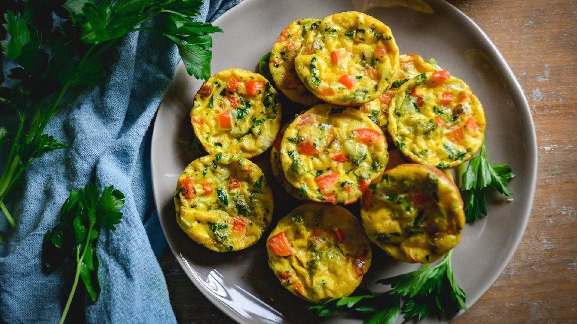 Butternut Squash & Courgette Mini Frittatas