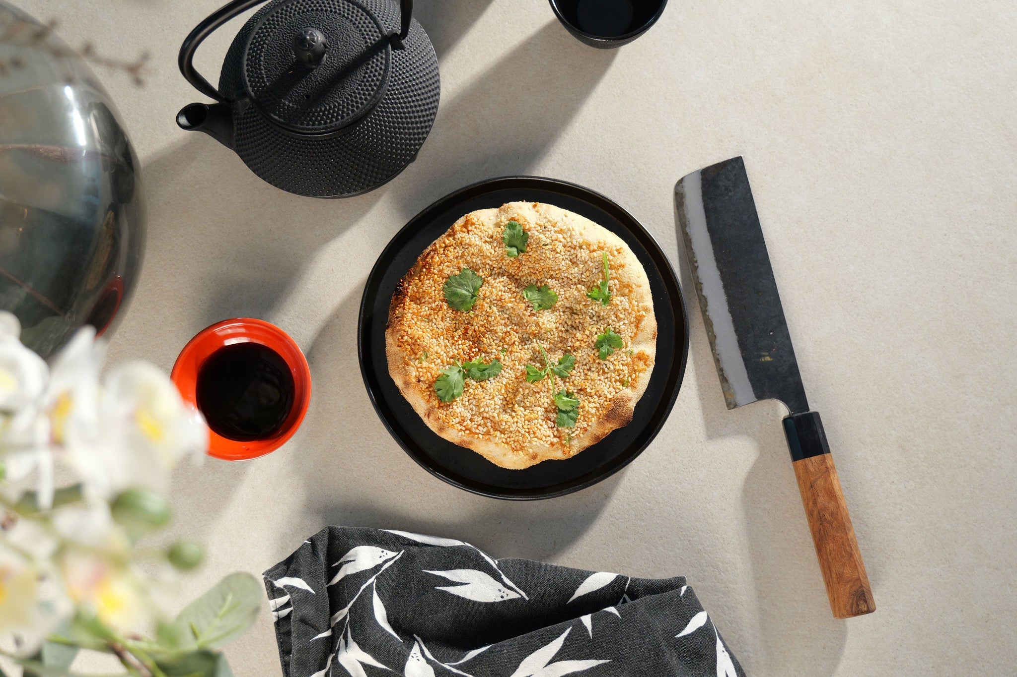 Prawn Toast Pizza (Mash-Up Series)