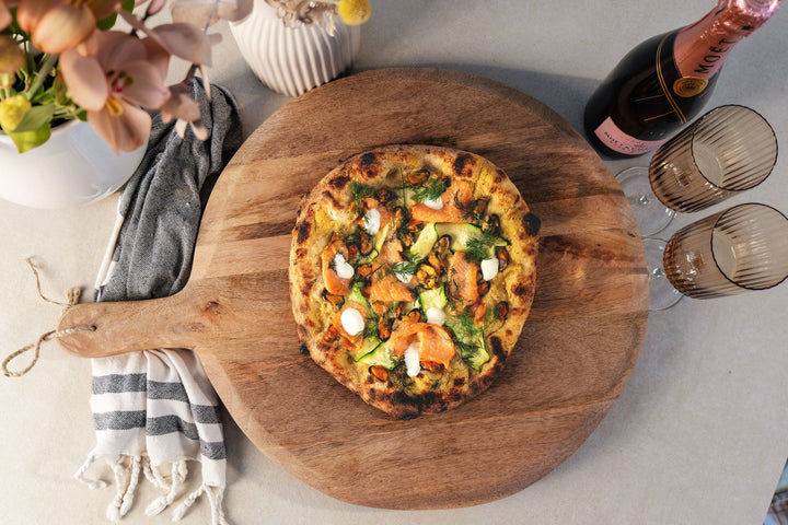 Seafood Pizza for the Delivita Oven