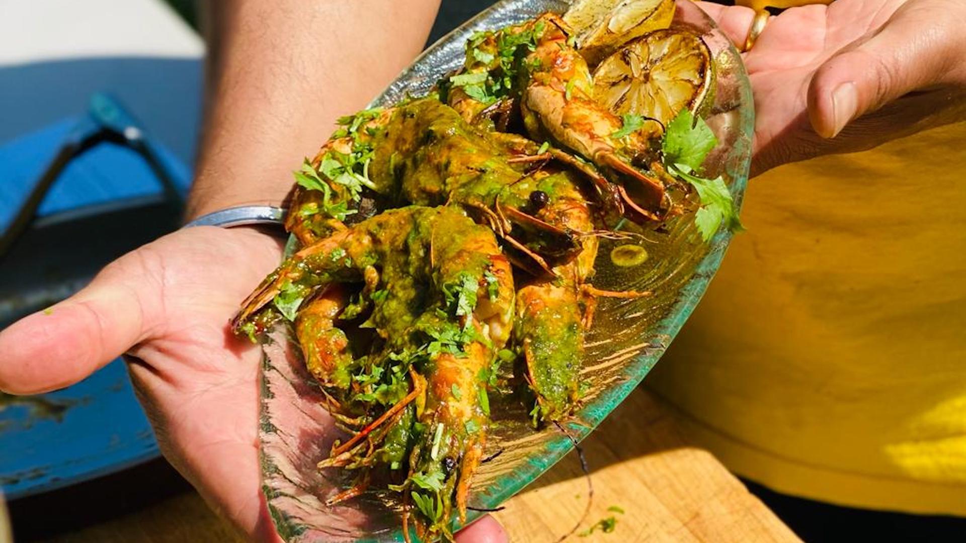 Vietnamese BBQ Prawns