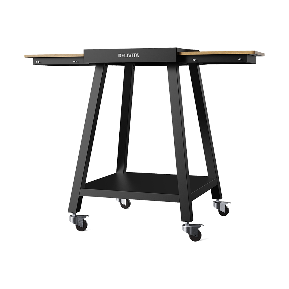 Delivita Origin and Flow Pizza Oven Stand With Side Tables