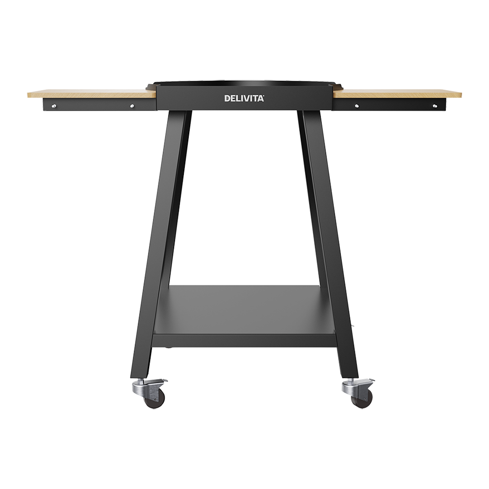 Delivita Origin and Flow Pizza Oven Stand With Side Tables