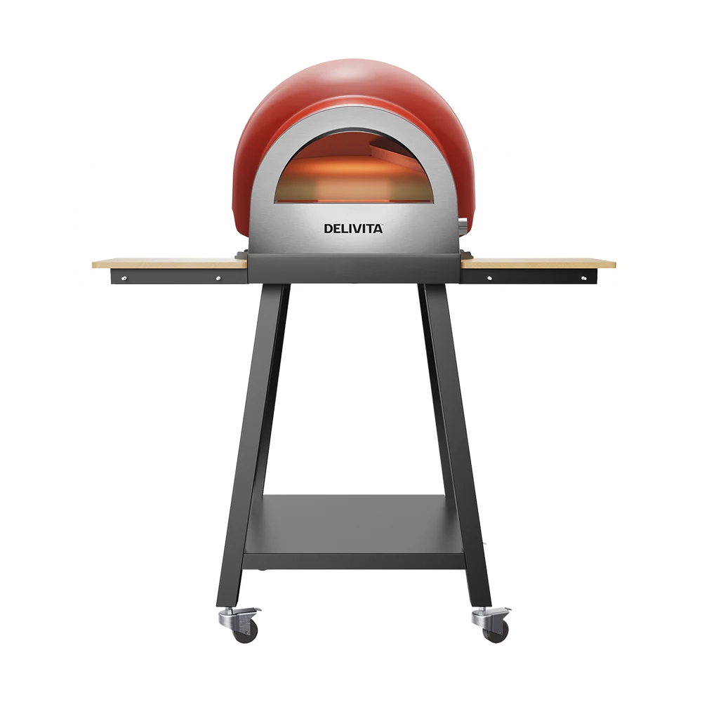 Delivita Origin and Flow Pizza Oven Stand With Side Tables