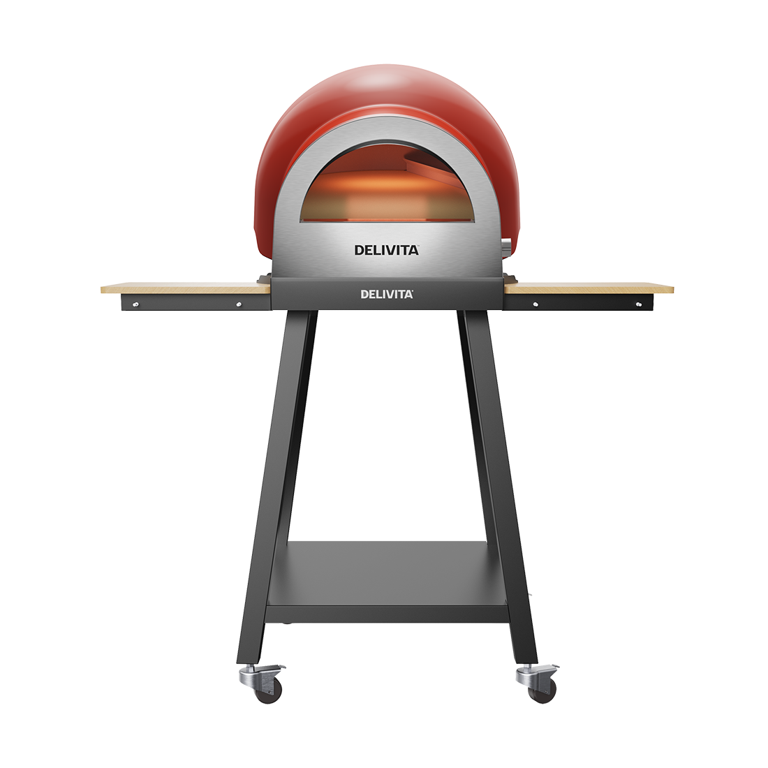 Delivita Origin and Flow Pizza Oven Stand With Side Tables