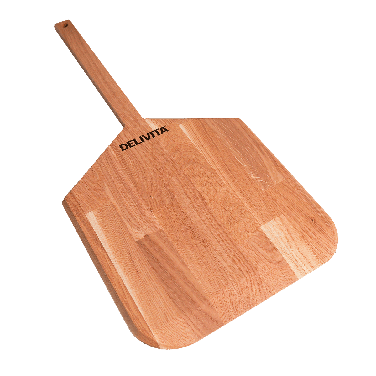 Solid Oak Wooden Pizza Paddle