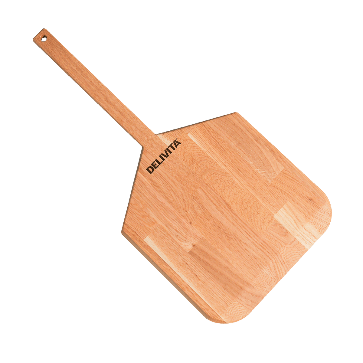 Solid Oak Wooden Pizza Paddle
