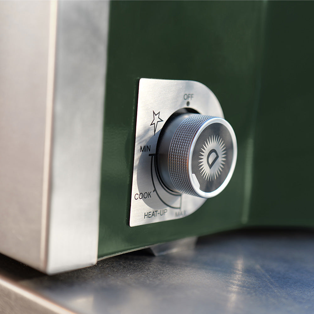 Delivita Flow Dual Fuel Pizza Oven - British Racing Green