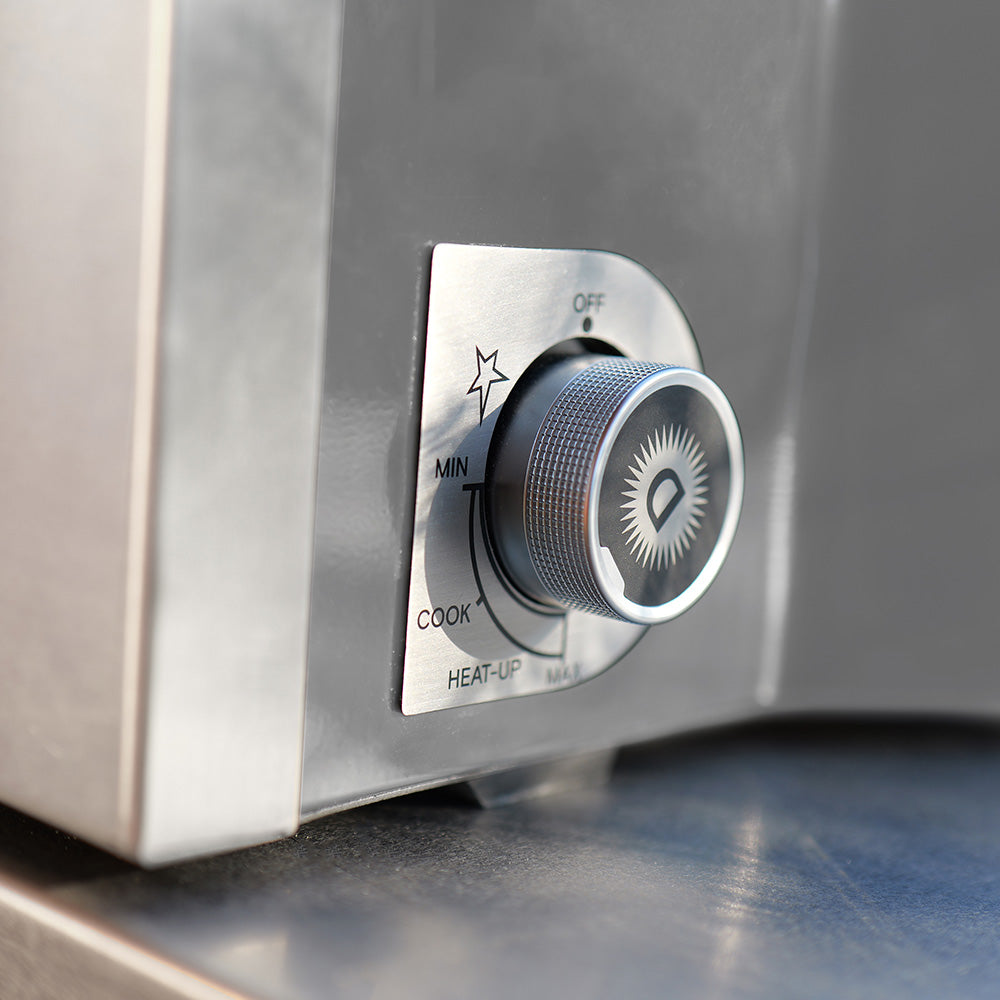 Delivita Flow Dual Fuel Pizza Oven - Hale Grey
