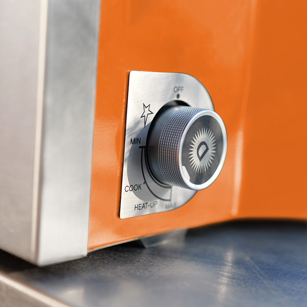 Delivita Flow Dual Fuel Pizza Oven - Orange Blaze