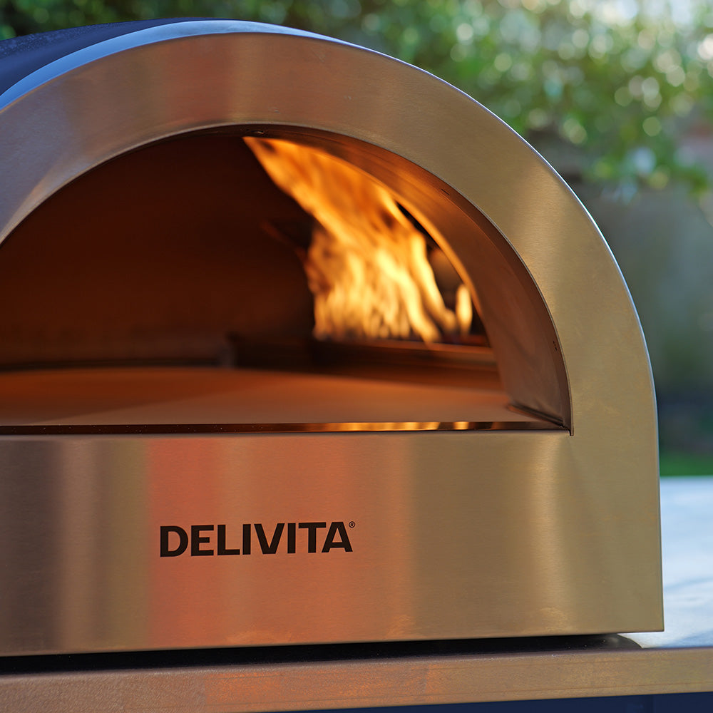 Delivita Flow Dual Fuel Pizza Oven - Royal Blue