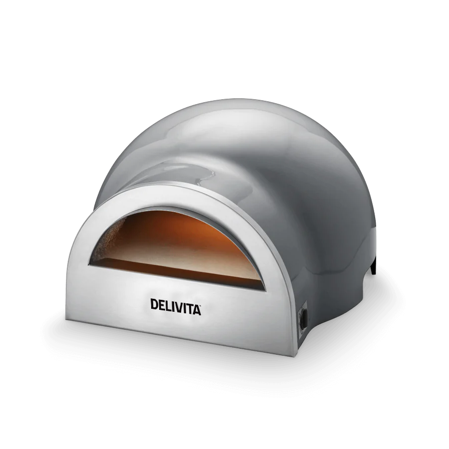 Delivita Flow Dual Fuel Pizza Oven - Hale Grey