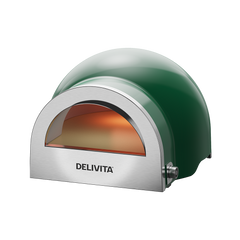 Delivita Flow Dual Fuel Pizza Oven - British Racing Green
