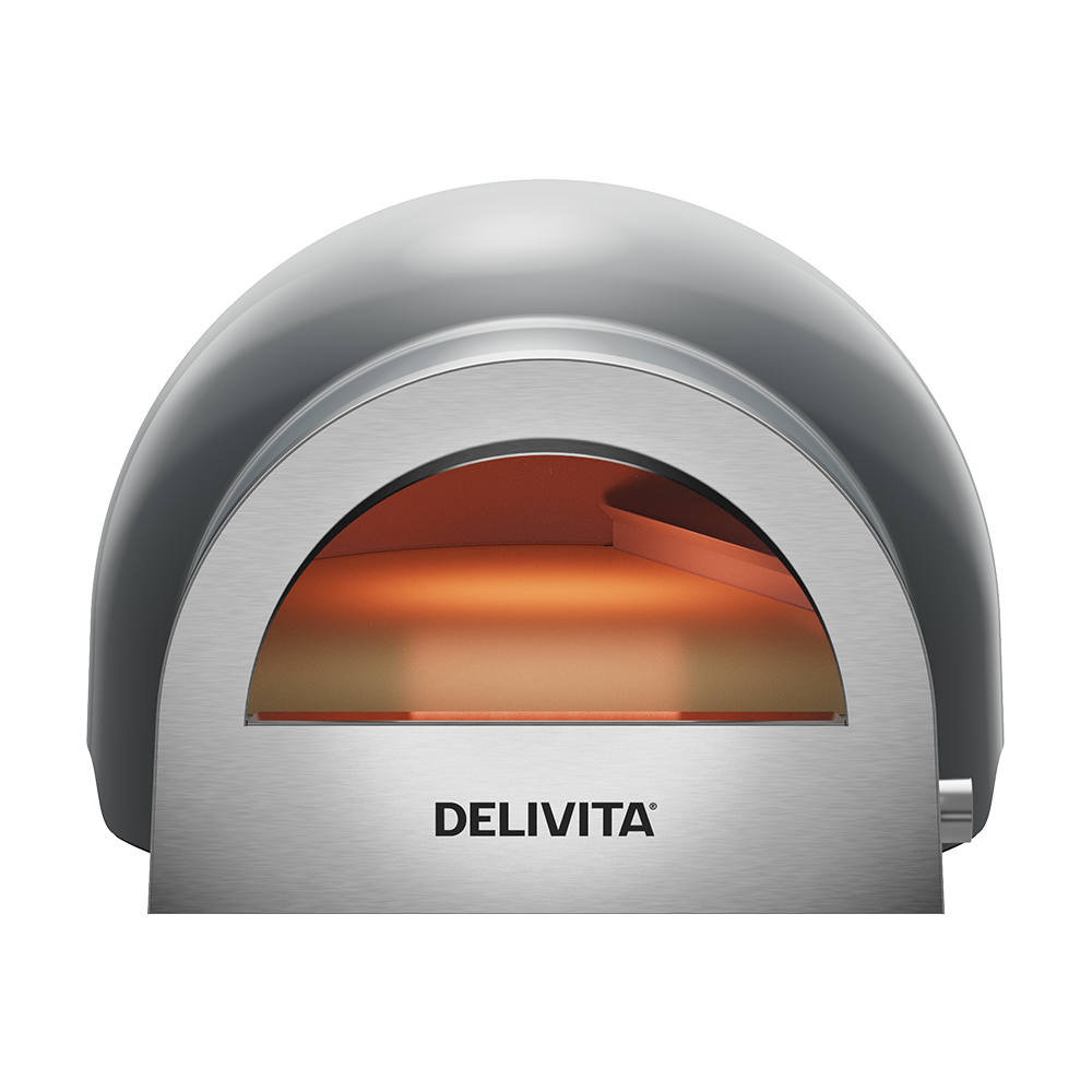 Delivita Flow Dual Fuel Pizza Oven - Hale Grey