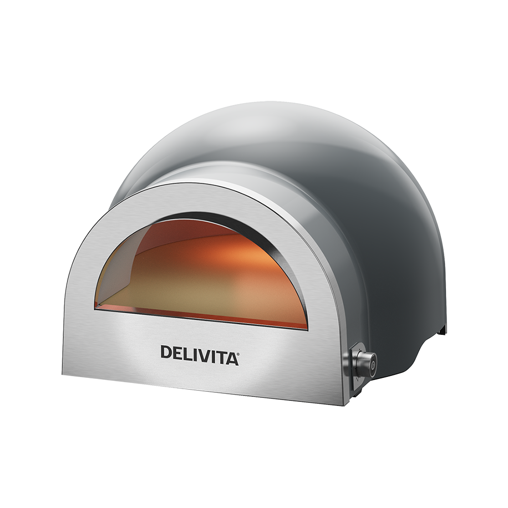 Delivita Flow Dual Fuel Pizza Oven - Hale Grey