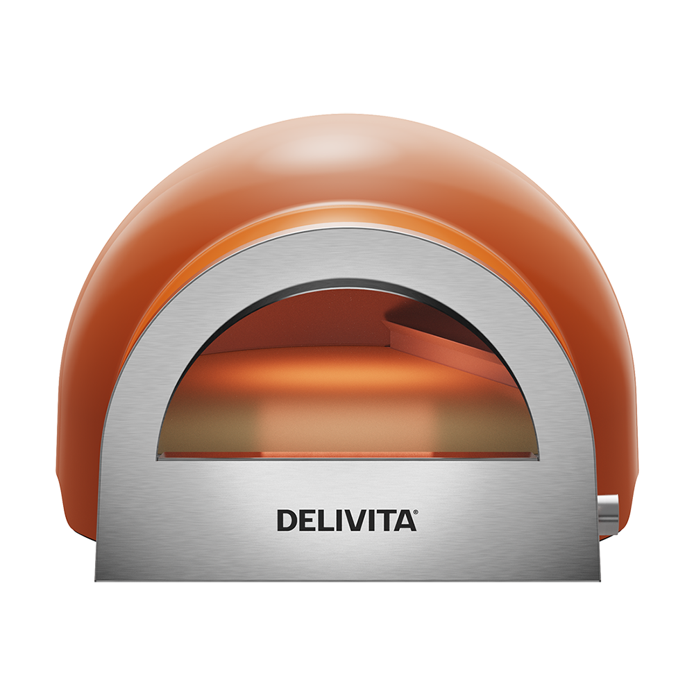 Delivita Flow Dual Fuel Pizza Oven - Orange Blaze