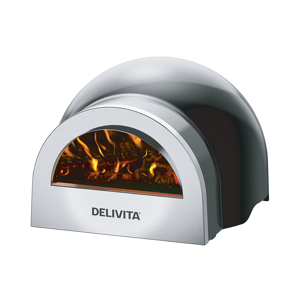 Delivita Origin Wood-Fired Pizza Oven - Very Black