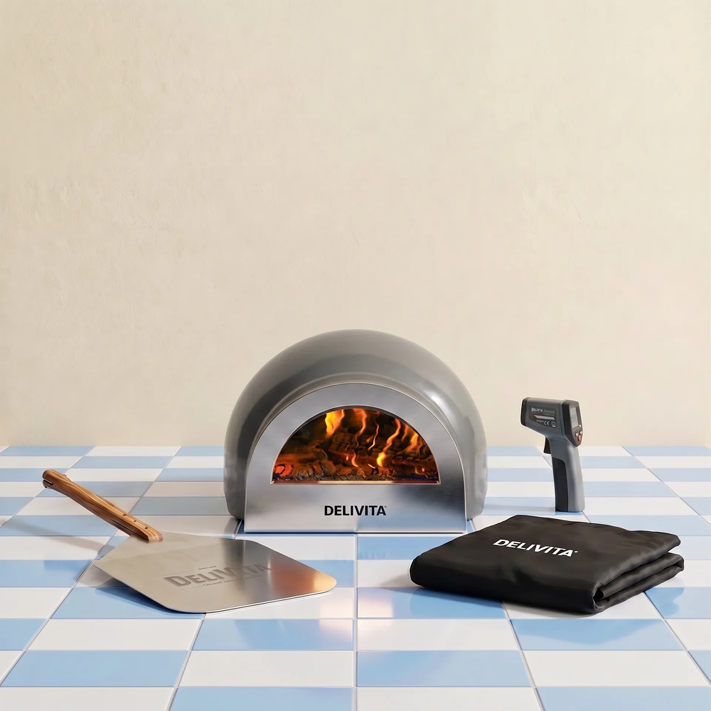 Delivita Origin Wood-Fired Pizza Oven - Hale Grey