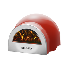 Delivita Origin Wood-Fired Pizza Oven - Chilli Red