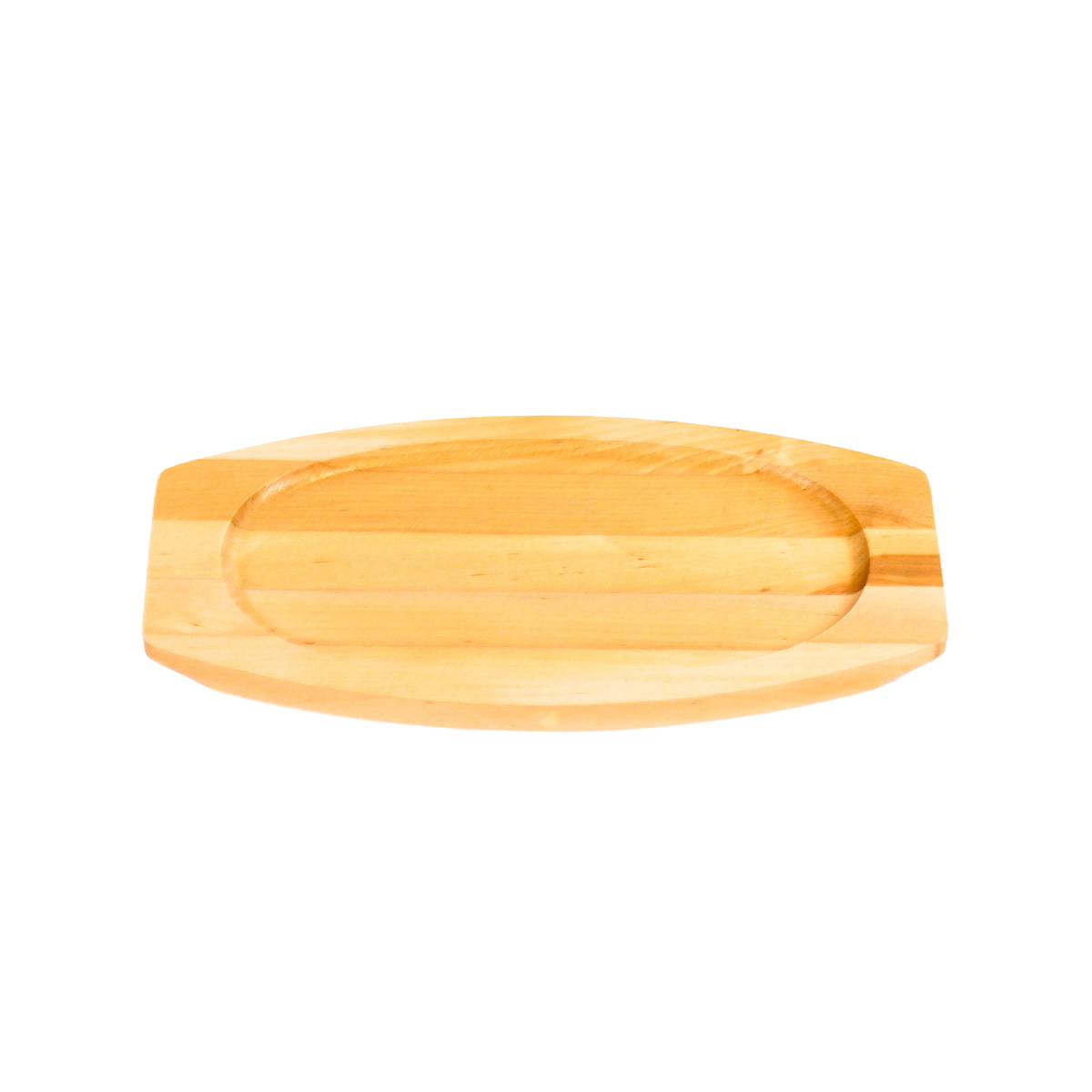 Cast Iron Sizzler with Wooden Serving Board - 24 x 17.5cm